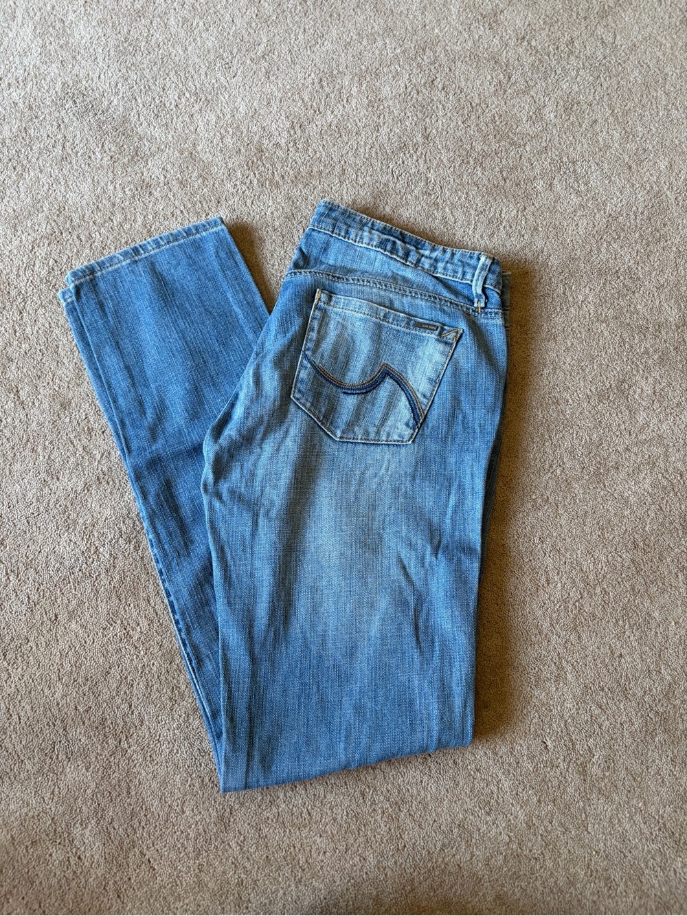 Vintage Mango Women's Light Blue Skinny Jeans